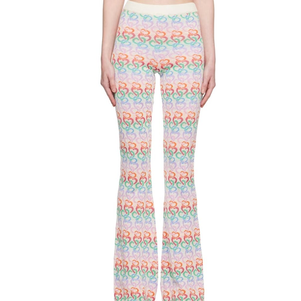 Marco Rambaldi Multicolor Heart Pants Size small (26) - Picture 3 of 3